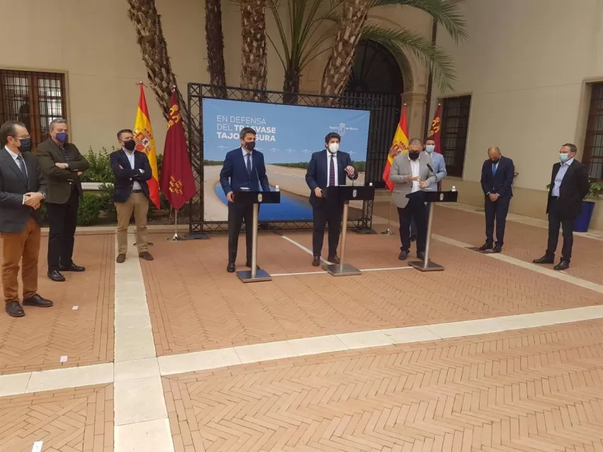 Alicante se suma al frente común impulsado por Murcia y Andalucía en defensa del trasvase Tajo-Segura
