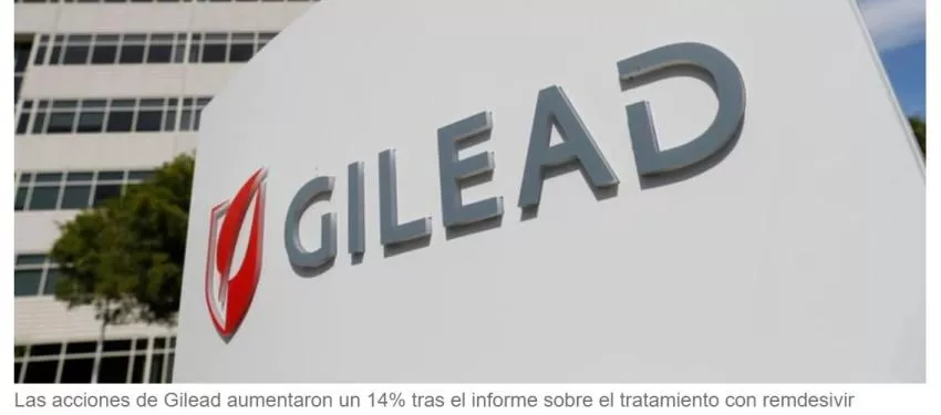 BUENAS NOTICIAS: La empresa farmacéutica Gilead Sciences anuncia tener un farmaco antiviral