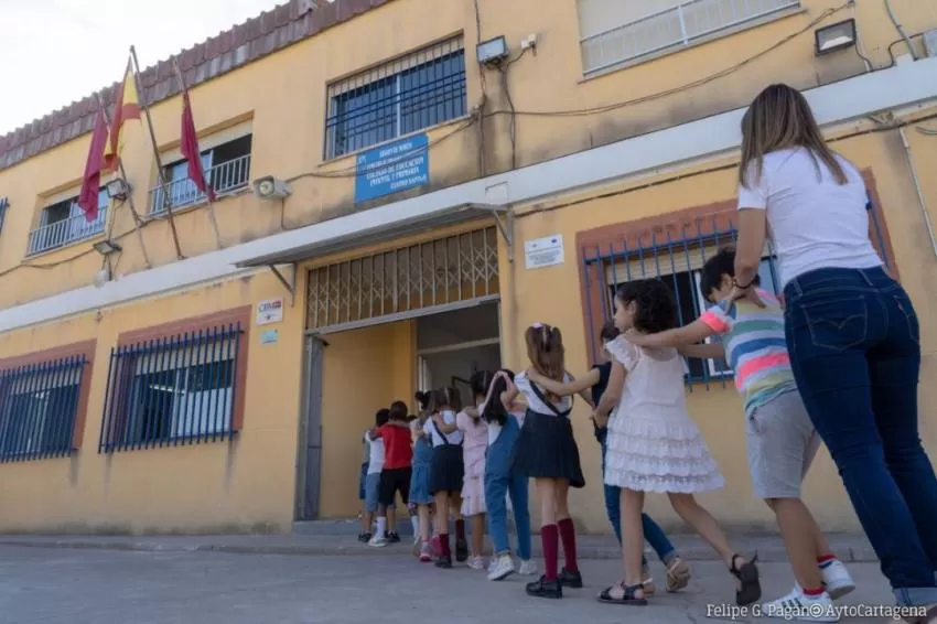 Casi 21.000 alumnos de Cartagena comienzan el colegio en Infantil, Primaria y Educación Especial