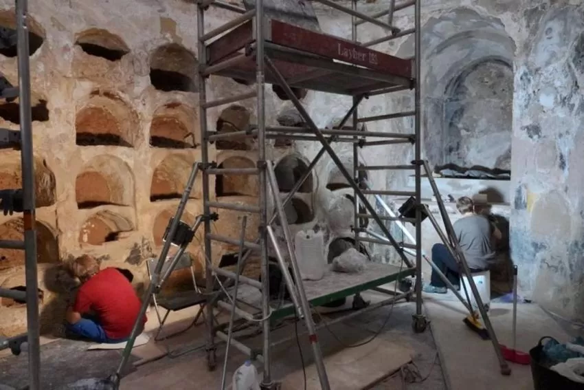Comienzan las obras de consolidación de la cripta de la Muralla Púnica