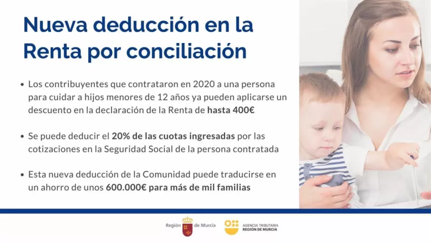 Contratar una persona para cuidar hijos de menos de doce años ya permite un descuento de hasta 400 euros en la Renta