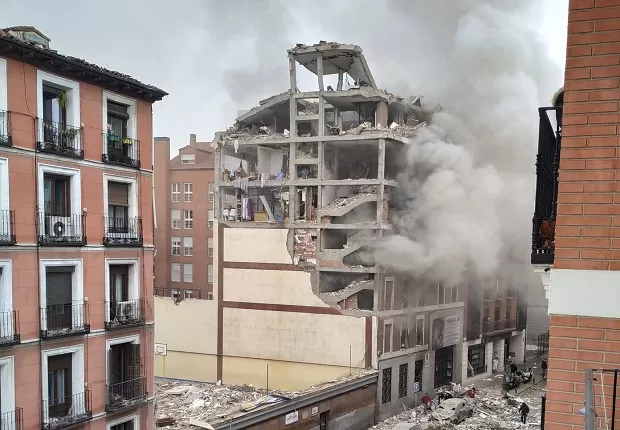 Ya son cuatro los fallecidos en la explosión de Madrid