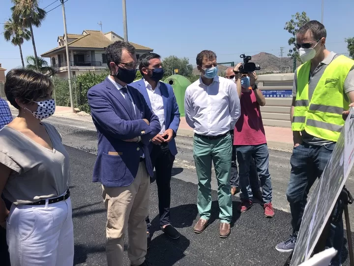 La Comunidad invierte en repara caminos rurales entre Murcia y Santomera
