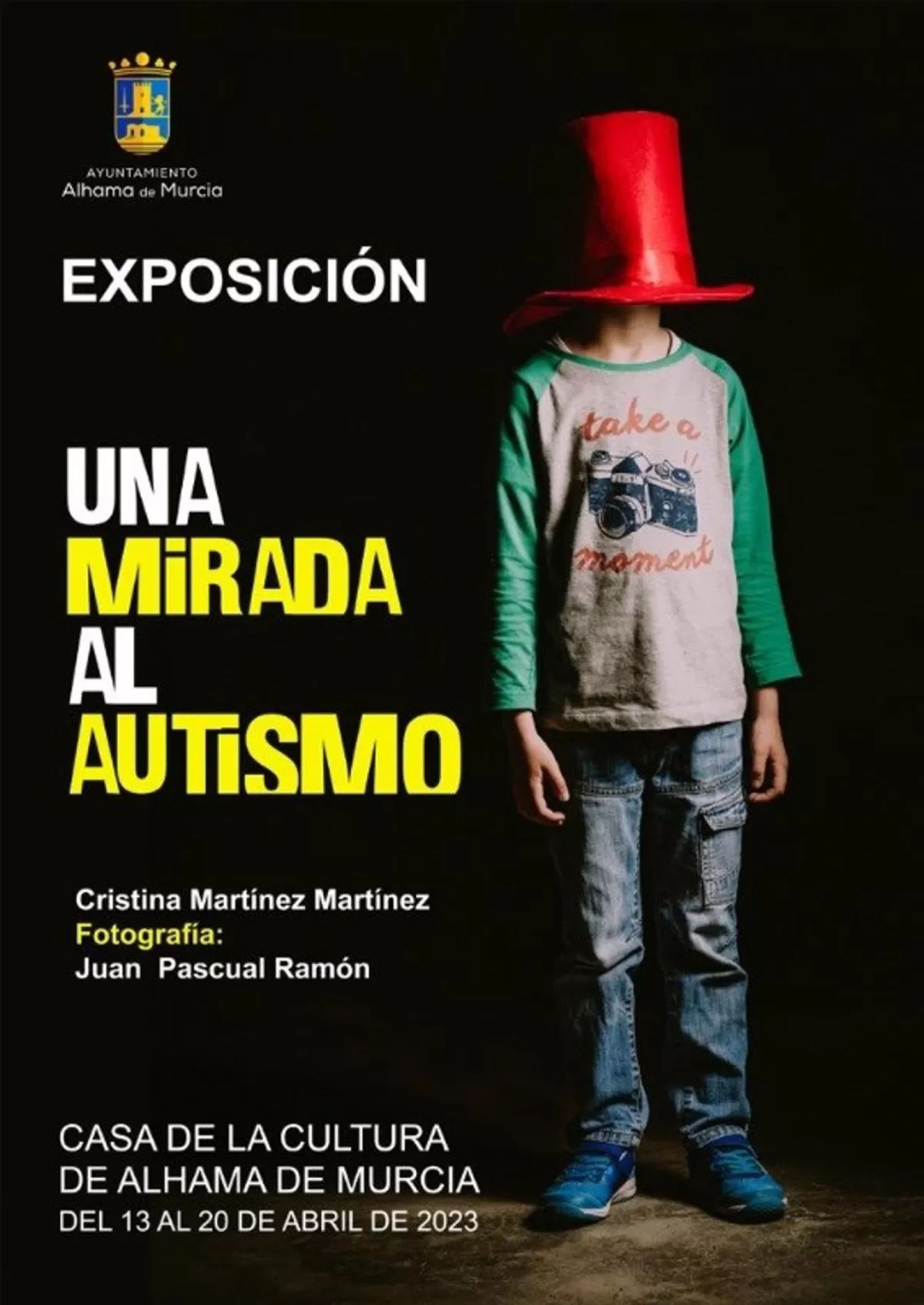La exposición 'Una mirada al autismo' visibilizará este trastorno en Alhama de Murcia a partir del 13 de abril