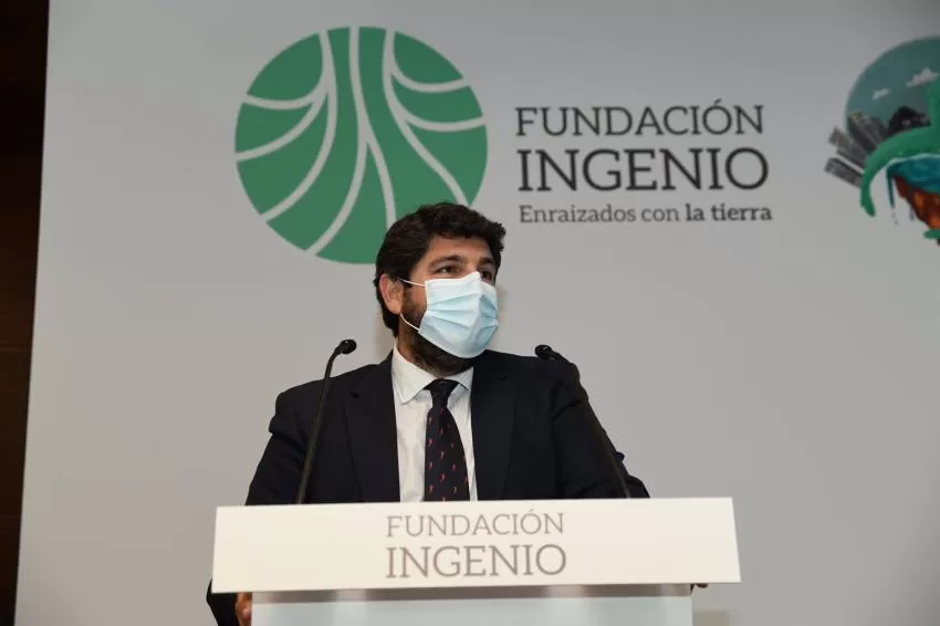 López Miras apoya el Anillo Protector Ambiental de Fundación Ingenio para el Mar Menor como una solución necesaria
