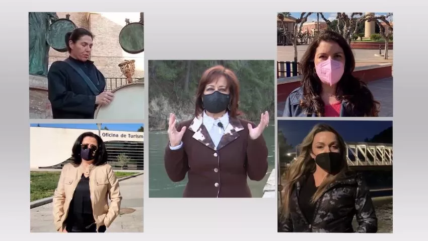 Lucía, Paqui, María Isabel, Rosi y Antonia ponen voz al quinto vídeo de la Asamblea regional para conmemorar el 8M