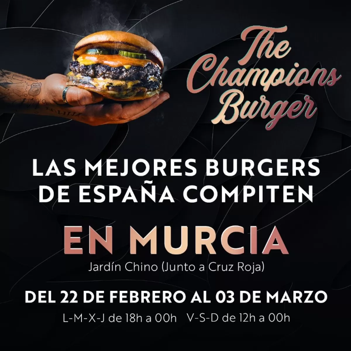 Murcia acoge por primera vez el festival gastronómico ‘The Champions Burger’