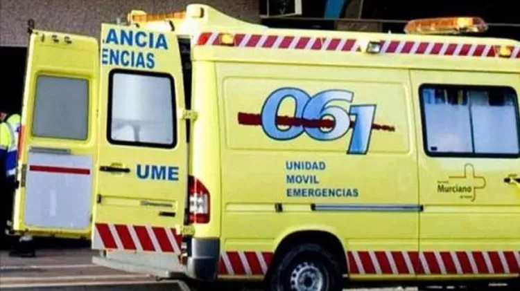 Un hombre resulta herido en un accidente de tráfico con su motocicleta en Murcia