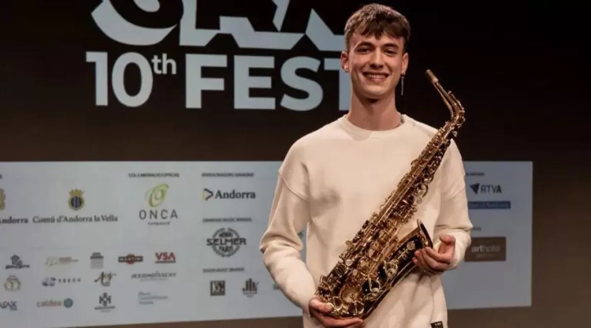 Un joven murciano se proclama ganador de uno de los dos mejores concursos de saxofón del mundo