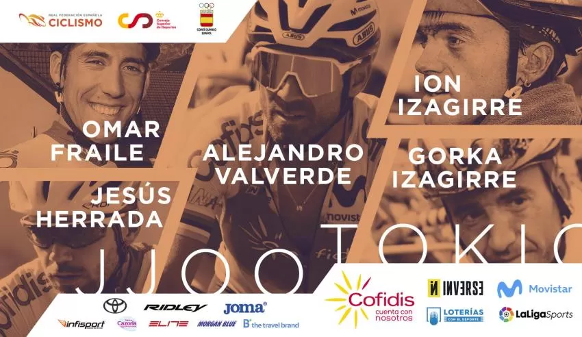 Valverde lidera el equipo español en los JJOO Tokio 2020 a sus 41 años