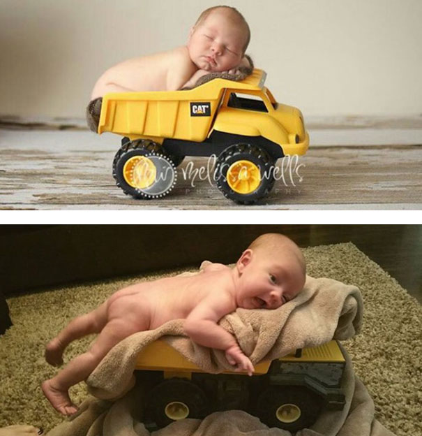 Fotos desastrosas de bebés