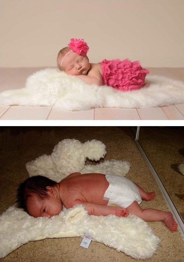 Fotos desastrosas de bebés