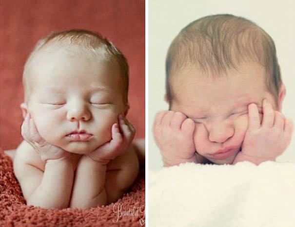 Fotos desastrosas de bebés