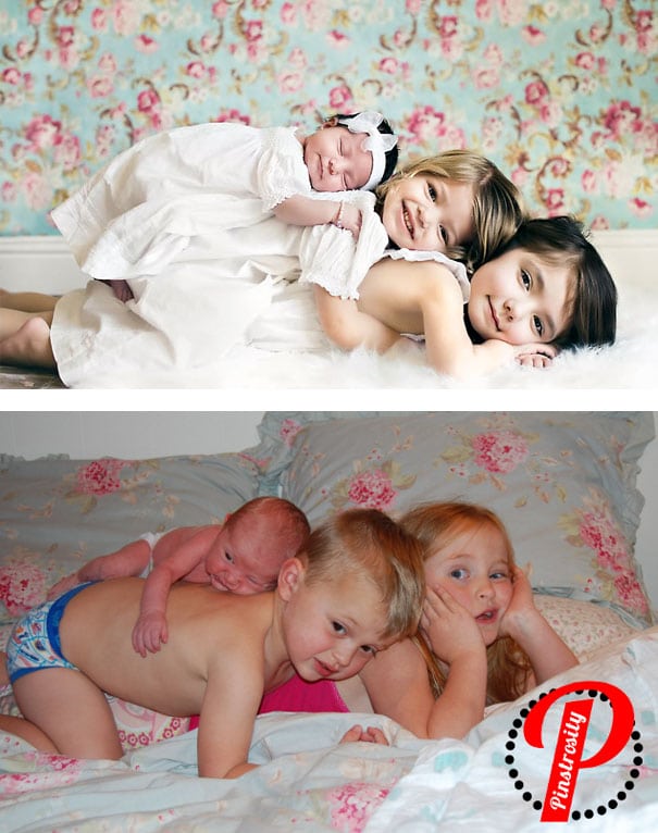Fotos desastrosas de bebés