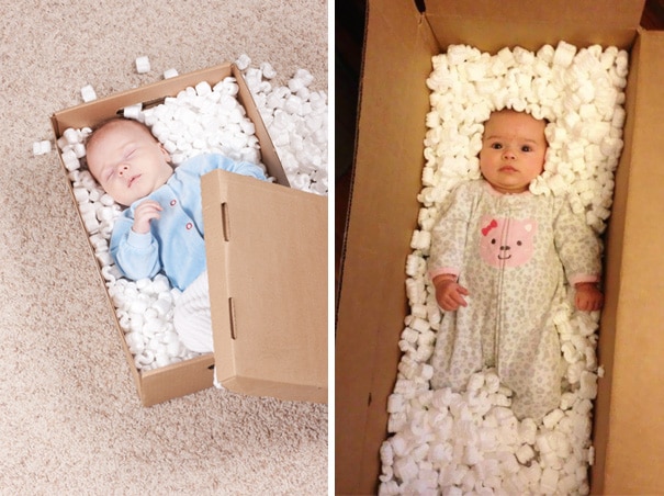Fotos desastrosas de bebés