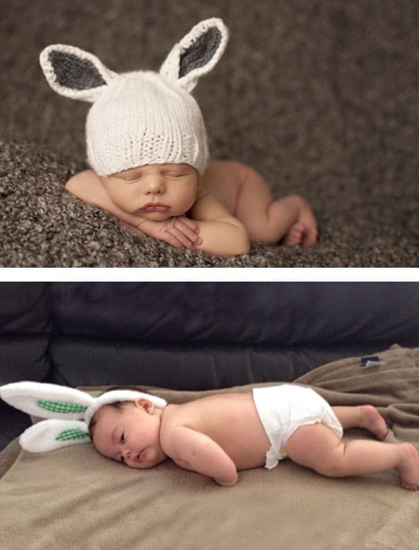 Fotos desastrosas de bebés