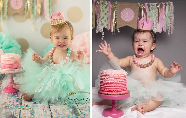 Fotos desastrosas de bebés