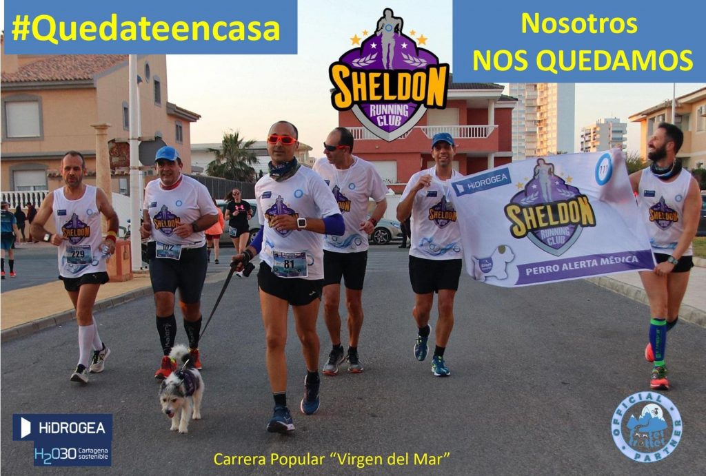 La lucha del Sheldon Running Club por visualizar el trabajo de los perros de asistencia médica